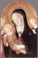 Madonna und Kind mit zwei Engeln Sieneser Francesco di Giorgio